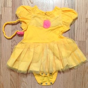 Disney princess Belle onesie with headband 12-18month